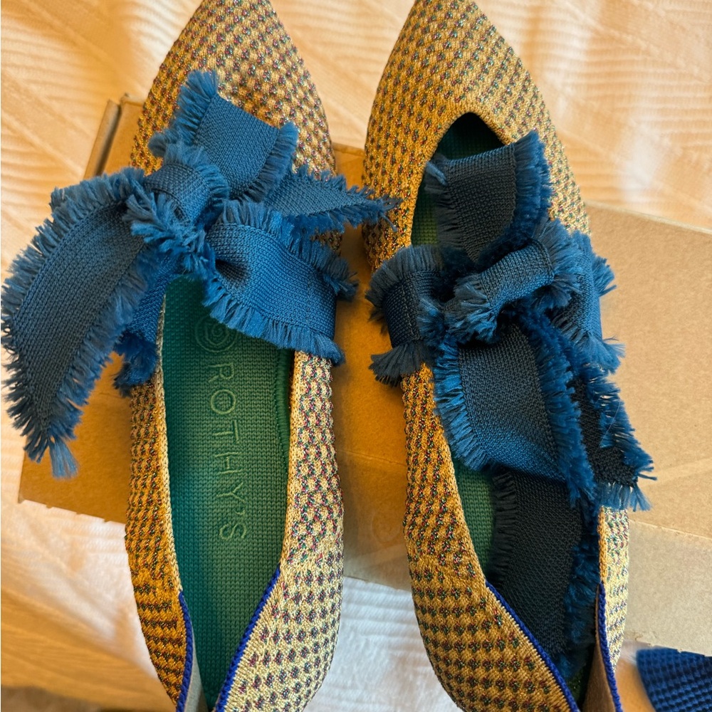 Rothy’s brand new bow flats
